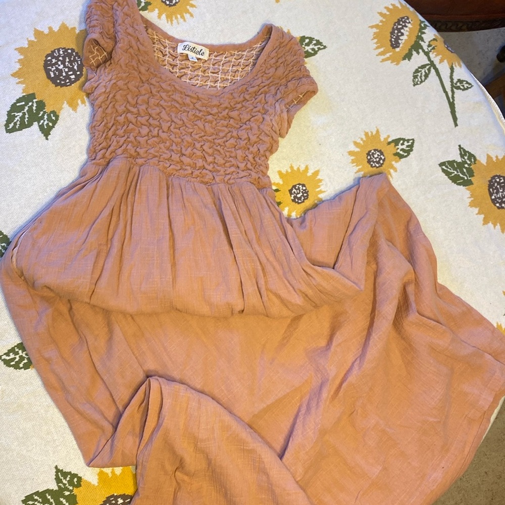 Listicle baby doll smock size small